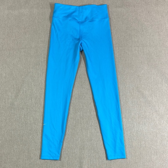 Nike Girls Bright Blue Active Leggings Size Medium - Picture 3 of 5